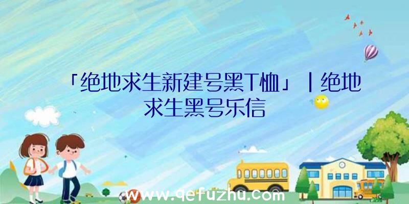 「绝地求生新建号黑T恤」|绝地求生黑号乐信